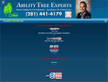 Tablet Screenshot of abilitytrees.com